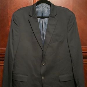 HART SCHAFFNER MARX WOOL SOLID BLUE SIZE 46 REGULAR SPORTS JACKET BLAZER.